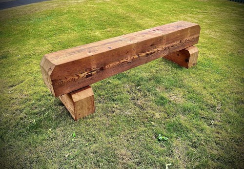 Sleeper bench garden - bench,